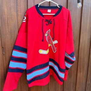 St. Louis Cardinals Hockey Jersey XL
